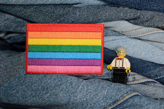 Patch thermocollant drapeau arc-en-ciel 0122