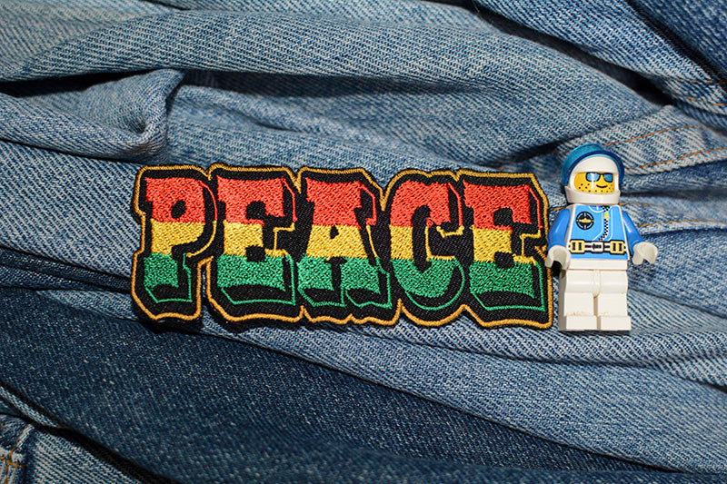 Rastafari Peace Iron-On Patch 0146