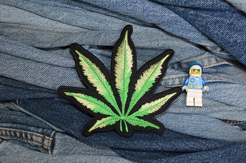 Marijuana Leaf Iron-On Patch 0148