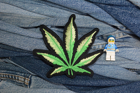 Patch thermocollant feuille de marijuana 0148