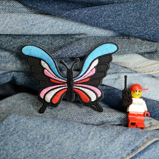 Pastel Butterfly Iron-On Patch 0014