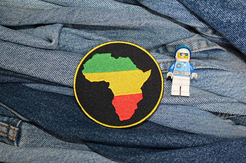 Rastafari Africa Iron-On Patch 0151