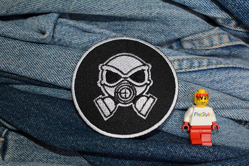 Gas Mask Iron-On Patch 0154