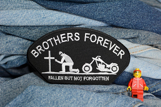 Brothers Forever RIP Iron-On Patch 0162