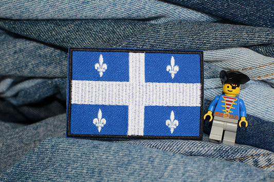 Quebec Flag Iron-On Patch 0165