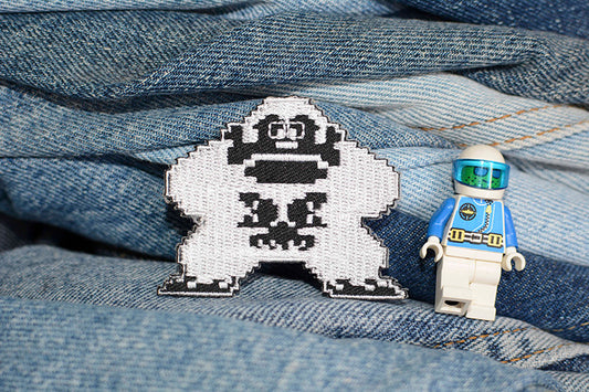 Negative Donkey Kong Iron-On Patch 0169