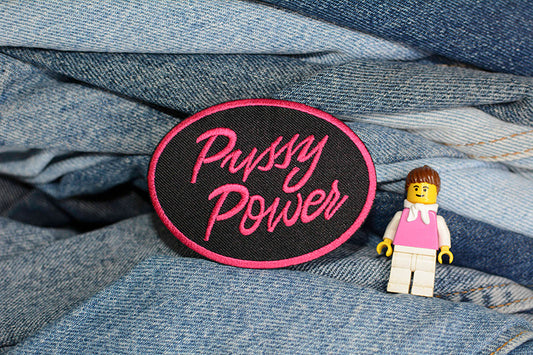 Pussy Power Iron-On Patch 0176