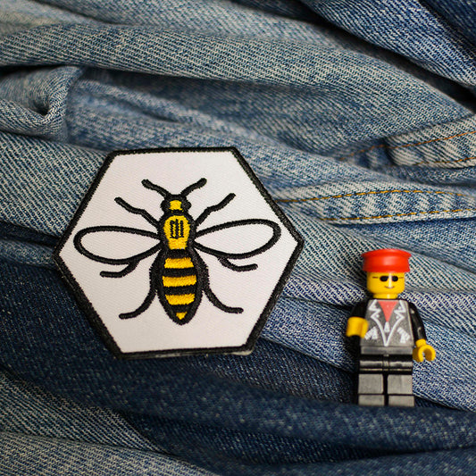 Bee Iron-On Patch 0020