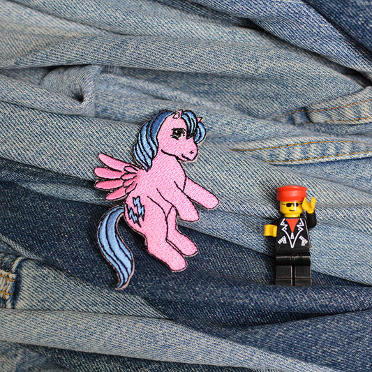 Pink poney Iron-On Patch 0033