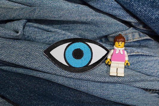 Blue Eye Iron-On Patch 0052