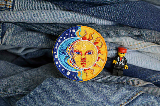 Patch thermocollant Soleil et Lune 0061