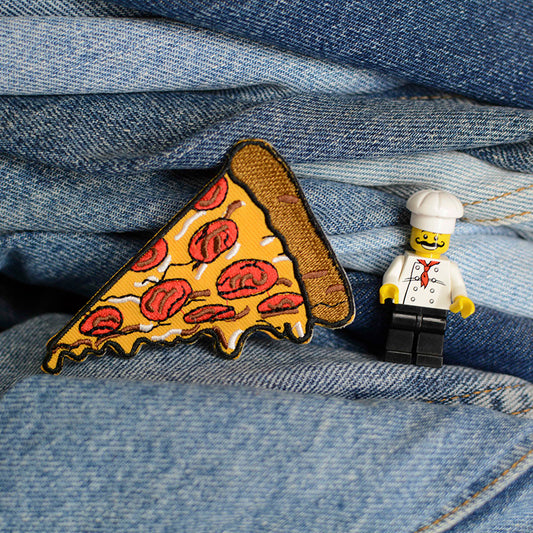 Another Slice Pizza Iron-On Patch 0006