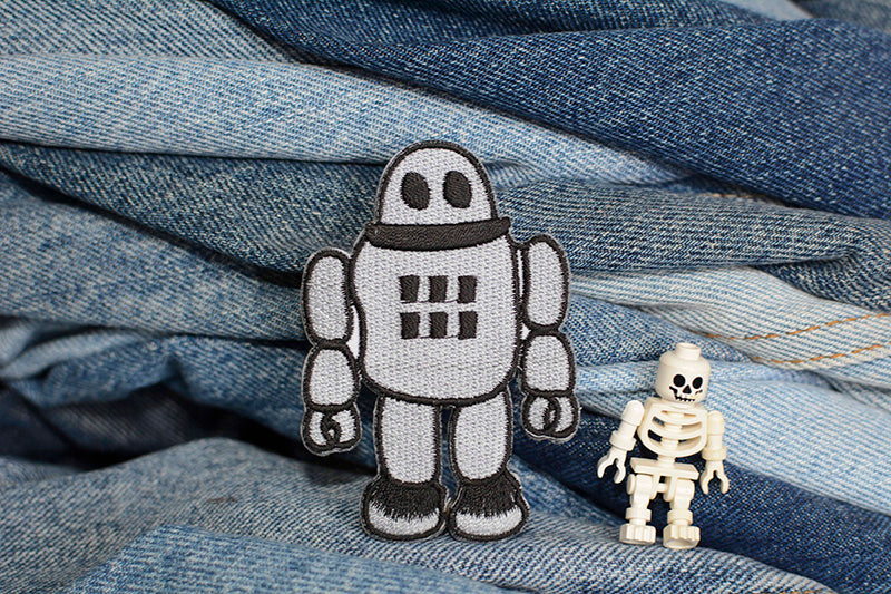 Robot Iron-On Patch 0079