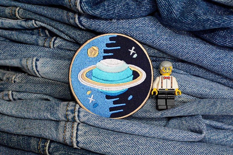 Saturn Iron-On Patch 0086