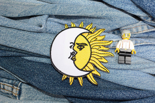 Sun Kiss Moon Iron-On Patch 0110