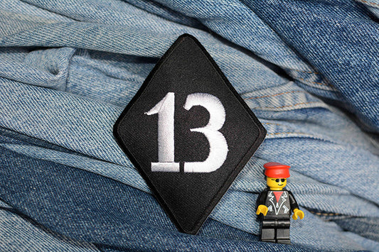 Diamond 13 Iron-On Patch 0115