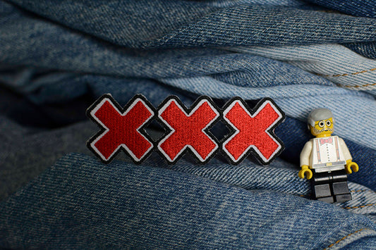 XXX Iron-On Patch 0128