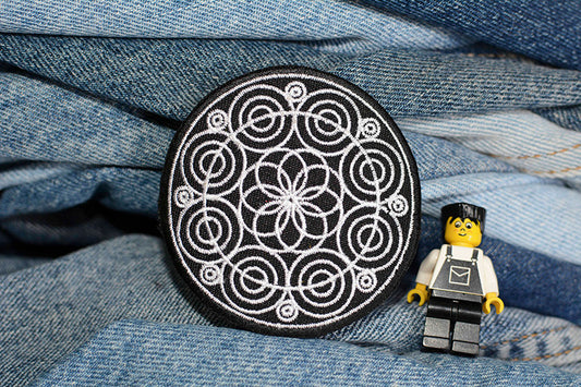 Flower Of Life In Mandella Iron-On Patch 0143