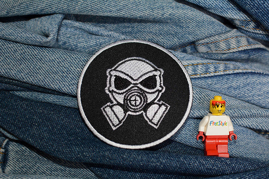 Gas Mask Iron-On Patch 0154