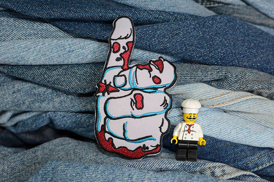 Zombie Thumbs Up Iron-On Patch 0159