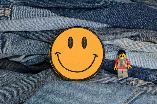 Smile (Large) Iron-On Patch 0163