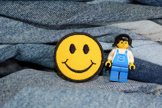 Smile (Small) Iron-On Patch 0164