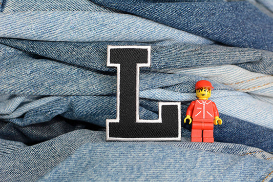 K Iron-On Patch 0224