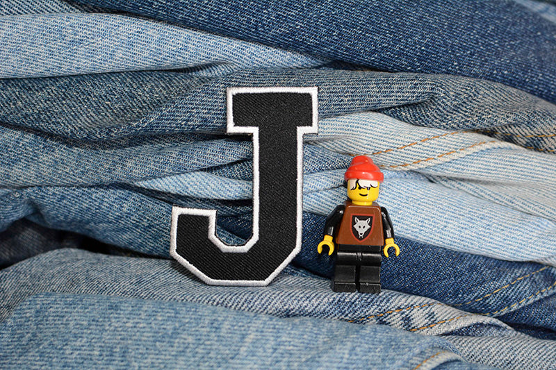 L Iron-On Patch 0225