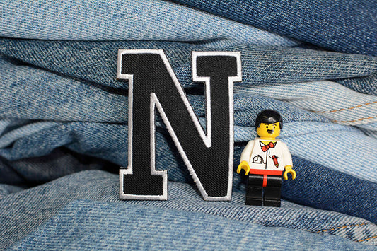 N Iron-On Patch 0227