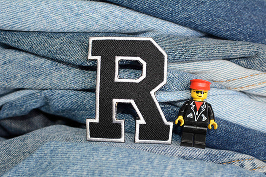 R Iron-On Patch 0231