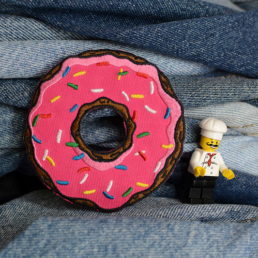 Doughnut Iron-On Patch 0002