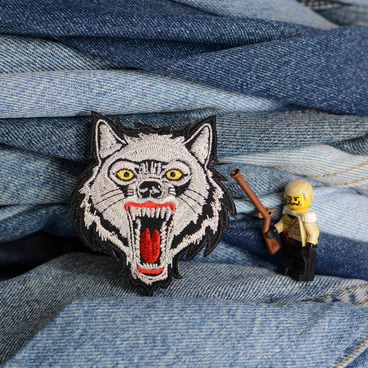 Hungry Wolf Iron-On Patch 0031