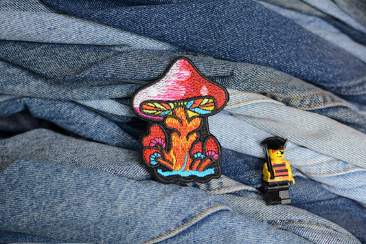 Trippy Mush Iron-On Patch 0037