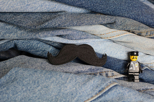 Mustache Iron-On Patch 0046