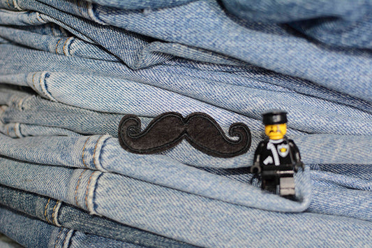 Stache Iron-On Patch 0047