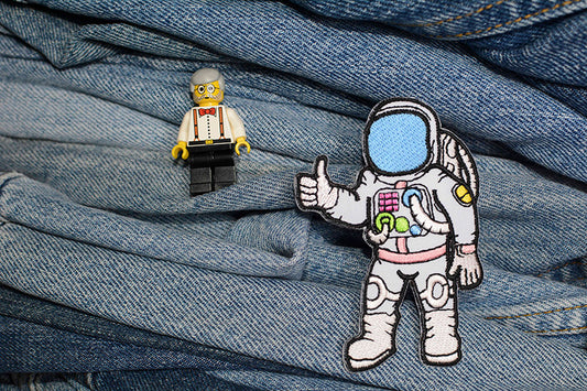 Space Man Iron-On Patch 0087